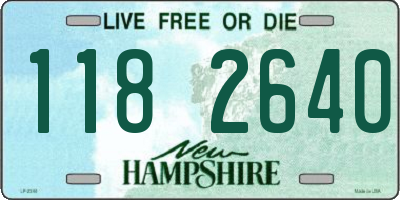NH license plate 1182640