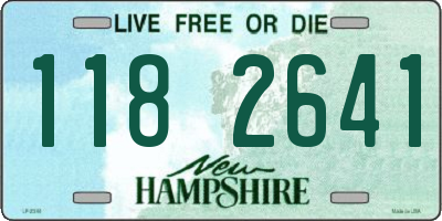 NH license plate 1182641