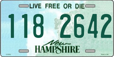 NH license plate 1182642