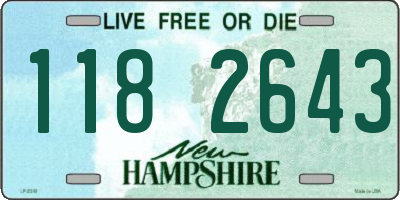 NH license plate 1182643