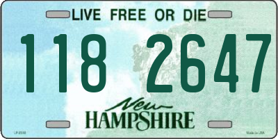 NH license plate 1182647