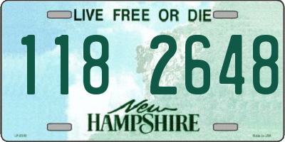 NH license plate 1182648