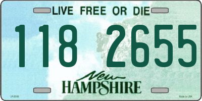 NH license plate 1182655