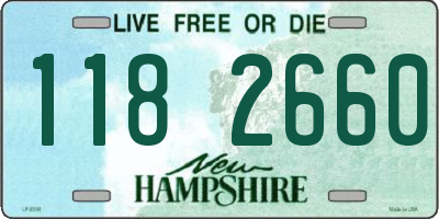 NH license plate 1182660