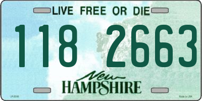 NH license plate 1182663