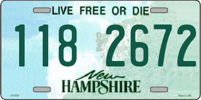 NH license plate 1182672
