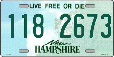 NH license plate 1182673
