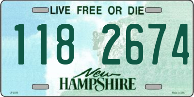 NH license plate 1182674