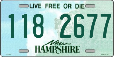 NH license plate 1182677
