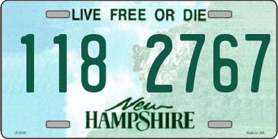 NH license plate 1182767