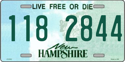 NH license plate 1182844
