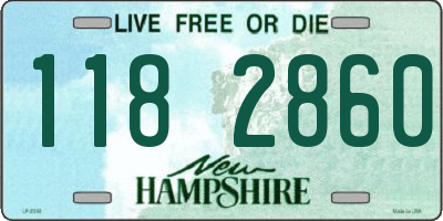 NH license plate 1182860