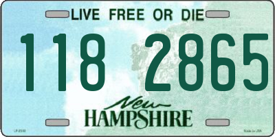 NH license plate 1182865