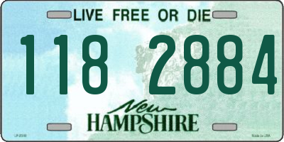 NH license plate 1182884