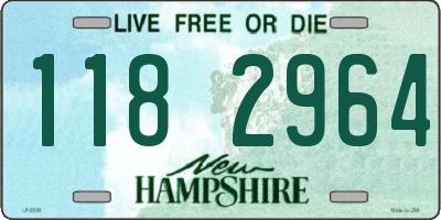 NH license plate 1182964