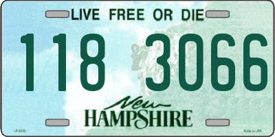 NH license plate 1183066