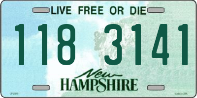 NH license plate 1183141