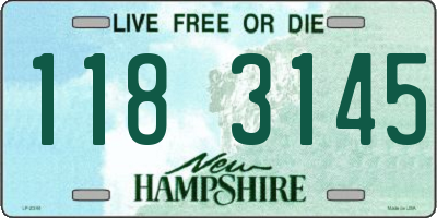 NH license plate 1183145