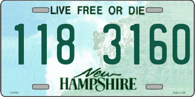 NH license plate 1183160
