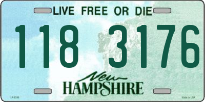 NH license plate 1183176