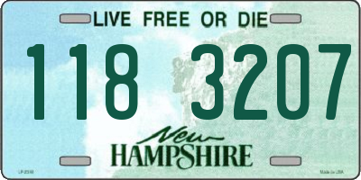 NH license plate 1183207