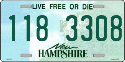 NH license plate 1183308