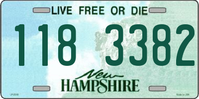 NH license plate 1183382