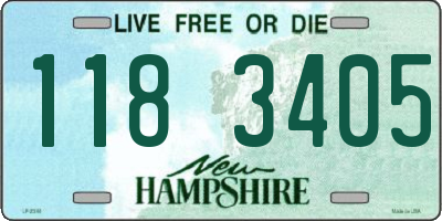 NH license plate 1183405