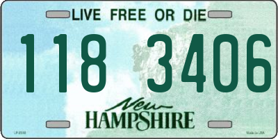NH license plate 1183406