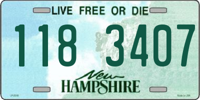 NH license plate 1183407
