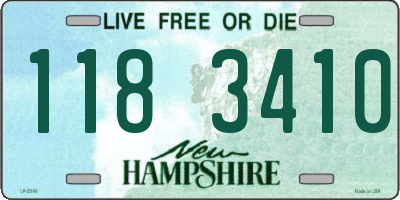 NH license plate 1183410