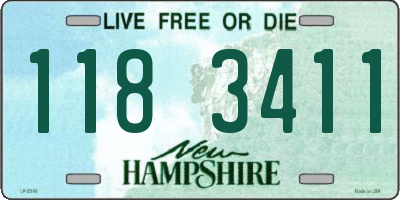 NH license plate 1183411