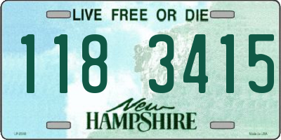 NH license plate 1183415