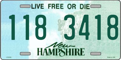 NH license plate 1183418