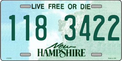 NH license plate 1183422