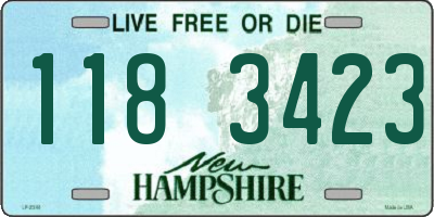 NH license plate 1183423