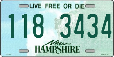 NH license plate 1183434