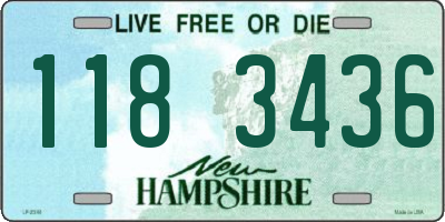 NH license plate 1183436