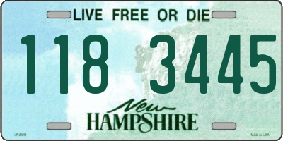 NH license plate 1183445