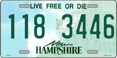 NH license plate 1183446