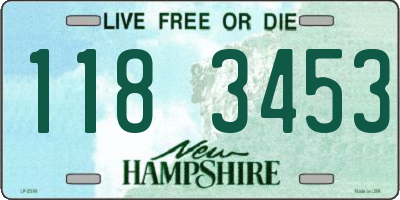 NH license plate 1183453