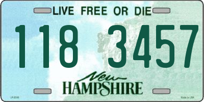 NH license plate 1183457