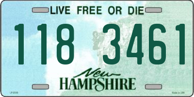 NH license plate 1183461