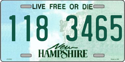 NH license plate 1183465