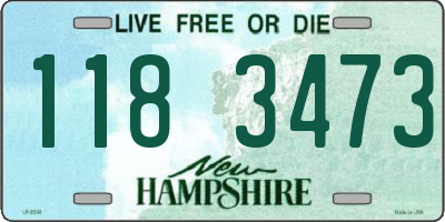 NH license plate 1183473