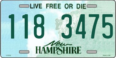 NH license plate 1183475