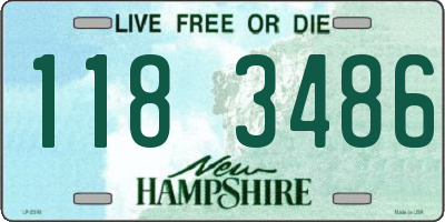 NH license plate 1183486