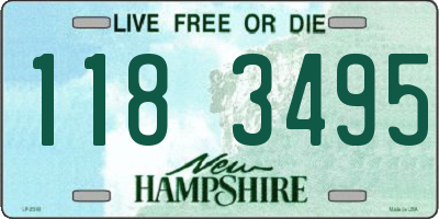 NH license plate 1183495