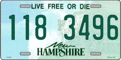 NH license plate 1183496