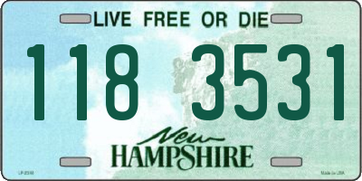 NH license plate 1183531